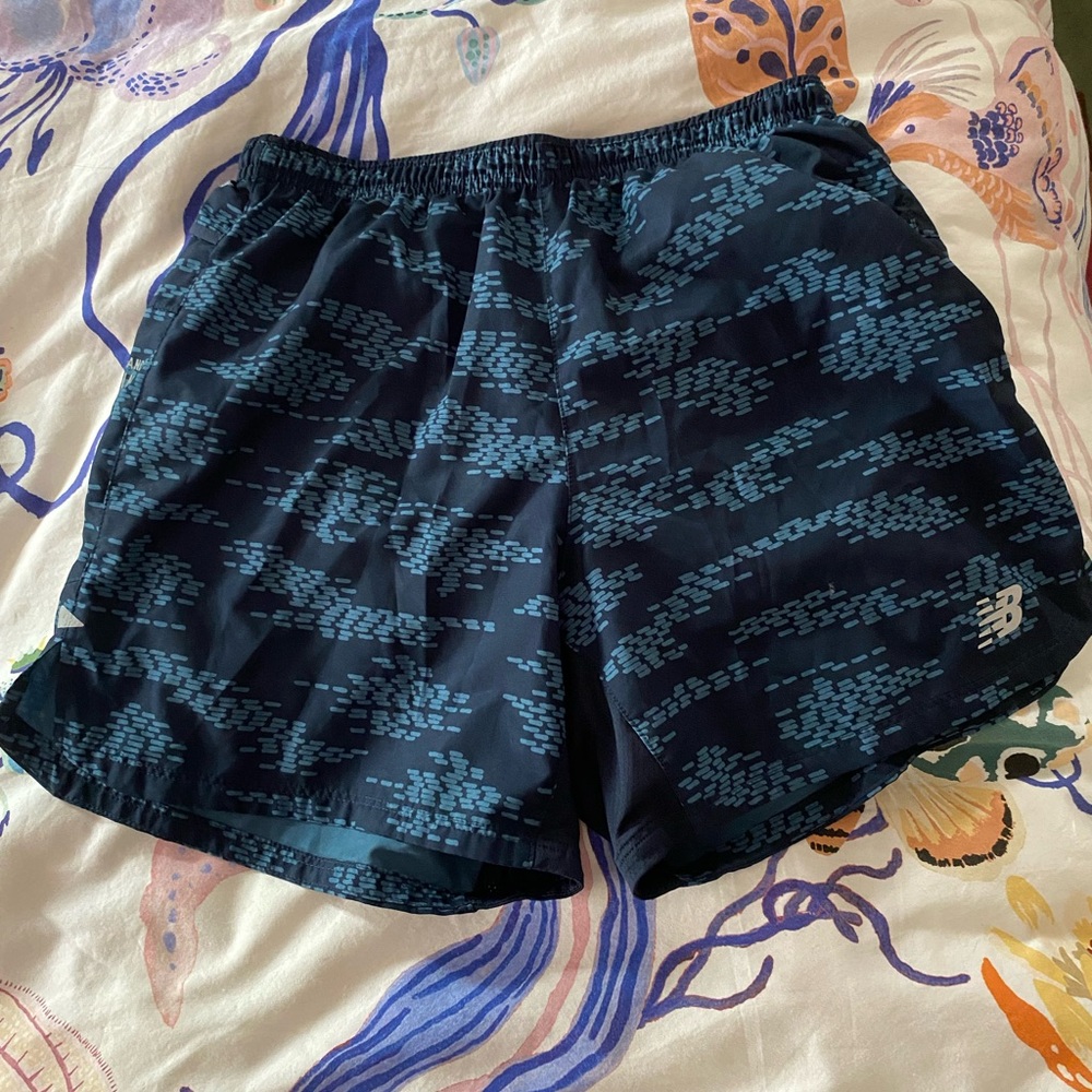 New Balance Navy Athletic Shorts